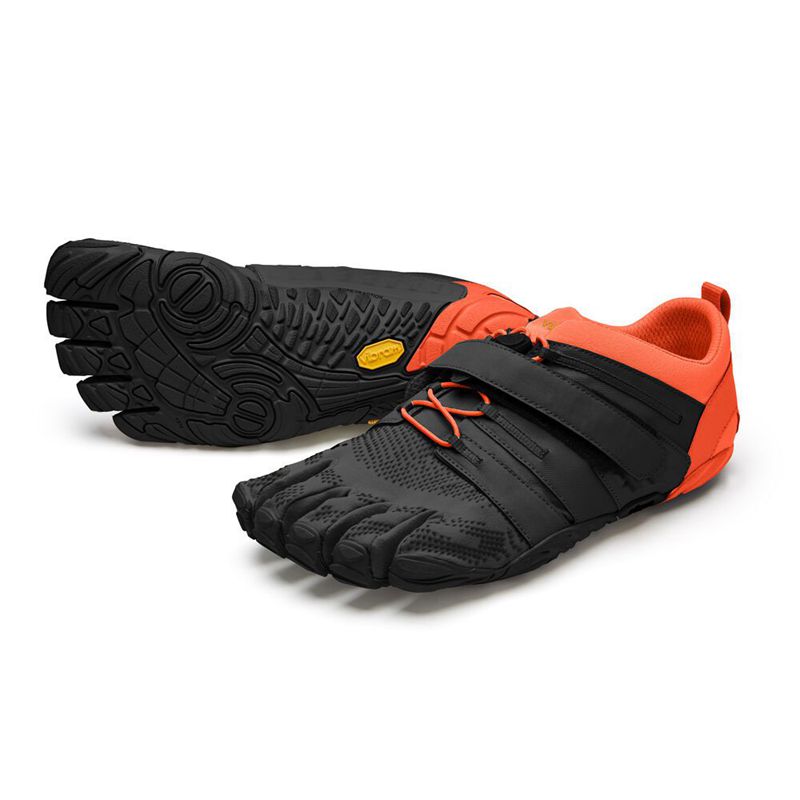 Vibram FiveFingers V-Train 2.0 Férfi Edzőcipő - Fekete/Narancssárga YSTE828